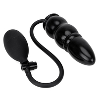 Plug Anal gonflable Plug anal extensible avec pompe dilatateur Anal masseur produits pour adultes Silicone jouets sexuel