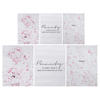 Plume Fleur Rose Toile Nordique Affiche Floral Imprime Mur Art Peinture Décor