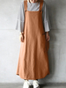 Plus Size Women Tie Back Loose Casual Strappy Maxi Dresses Wiht Pocket