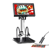PM070 7 Inch Digital Microscope Lens separation design IPS LED Lights Adjustable Brightness Type-C USB 2.0 Multilingual