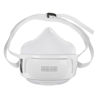 PM2.5 charbon actif masque électronique de protection anti-smog extérieur intelligent avec puce de filtre 5 pièces