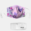 PM2.5 Masque de confort respirant imprimé à 7 pièces
