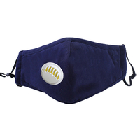 PM2.5 Masque facial pur coton Masque respiratoire respirant anti-poussière