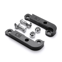 Pneu adaptateur noir augmentant de plus en plus les angles de virage de 25 à 30% pour BMW E36 M3