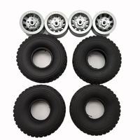 Pneu de moyeu en métal de voiture 1/16 RC pour pièces de modèles de véhicules JJRC WPL MN
