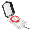 Poche professionnelle base boussole plaque de base compacte poche randonnée guidée marche LED lumière