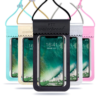 Pochette universelle étanche à double étanchéité HD pour téléphone à écran tactile pour iPhone Xiaomi