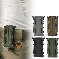 Pochette de chargeur tactique de 9 mm étui de transport universel en caoutchouc robuste Soft porte-chargeur