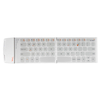 Pocketwekey Clavier anglais léger sans fil Bluetooth blanc