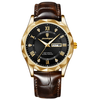 POEDAGAR Luxury Business Men Watches Waterproof Luminous Leather Quartz Watch Fashion Date Week Men