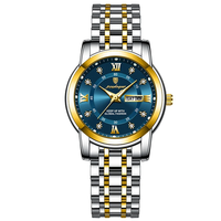 POEDAGAR Women Luxury Quartz Watch Date Dial Analog Fashion Business Casual Wrist Watch Luminous Waterproof Steel Band L