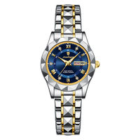 POEDAGAR Women Luxury Watch Luminous Waterproof Quartz Watch Analog Calendar Business Wrist Watch Date Watch Stainless S