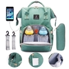 Pofunuo sac à dos à couches imperméable momie bébé avec interface USB charge sac à couches Oxford imperméable pour les v