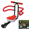 Poignée antidérapante de siège de sécurité pliable détachable de siège de vélo noir / rouge