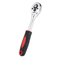 Poignée de clé à cliquet pour douille multifonction 24 dents prolongeant loutil de réparation