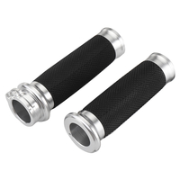 Poignée de poignée de poignée de moto de 1 pouce 25mm pour Harley Davidson Touring Sportster XL883 Dyna pour Honda / Suz