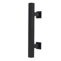 Poignée de porte de grange coulissante affleurante,  quincaillerie de porte de porte en bois,  serrure de porte en acier i