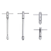 Poignée de taraudage Drillpro à poignée en T ajustable M3-M8 M5-M12 Standard et Extended Longueur Outil de taraudage à m