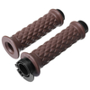 Poignée en caoutchouc de guidon de moto de 7 / 8inch 22mm pour le coureur de café Bobber Clubman