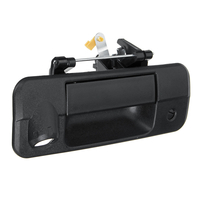 Poignées de porte de hayon avec trou de caméra en trou de serrure noir pour Toyota Tundra 2007-2013