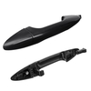 Poignées de porte extérieures pour Hyundai Accent 2012-2016 arrière gauche en plastique noir