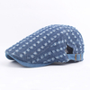 Poils vintage pour hommes Scratch Denim Beret Caps Casual Sunshade Newsboy Flat Hat