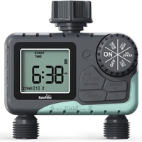 POINT DE PLUIE Minuterie darrosage Système dirrigation automatique Minuterie deau extérieure 2 zones Robi