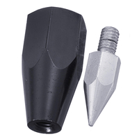 Pointe pointue légère pour prisme avec accessoires de rechange Filetage M8 pour Topcon / Leica
