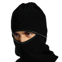 Polaire Sport Cyclisme Masque Snowboard Foulard Plein Masque En Plein Air Masque Coupe-Vent Noir Chapeau