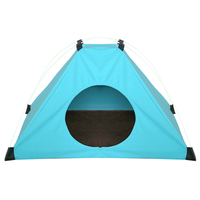 Polaire berbère pliante tente pour animaux de compagnie chiot lavable chat jouer tipi mat chien chat coussin de couchage