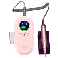 Polisseuse rechargeable LED électrique Nail Art perceuse lime manucure machines-outils