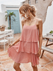 Polka Dot Print Bohemian Casual Slip Dress pour les femmes