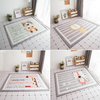 Polyester bébé enfants activité de jeu danimaux tapis de bébé tapis antidérapant tapis non antistatique