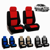 Polyester complet de couverture de siège de voiture pour le camion automatique SUV 2 têtes tissu respirable confortable