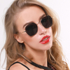Polygone de forme irrégulière pour femmes UV Lunettes de soleil de mode de protection