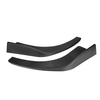 Polyuréthane noir (ABS) Voiture SUV Déflecteur Avant Spoiler Splitter Arrière Pare-chocs Diffuseur Canard Lip Body Pelle