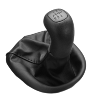 Pommeau de changement de vitesse à 5 vitesses avec soufflet de protection en cuir PU pour Mercedes VITO W638 1996-2000 0