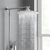 Pommeau de douche à pluie haute pression rond 10 Buses autonettoyantes 9, 6L / min
