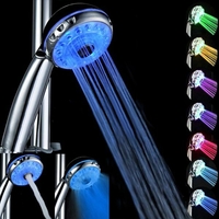Pommeau de douche magique à 7 lumières magiques,  eau LED