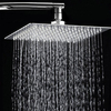 Pommeau de douche rotatif supérieur carré en acier inoxydable pressurisé de 12 pouces 2mm