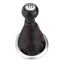 Pommeau de levier de vitesse à 5 vitesses + manette de vitesse de protection contre la poussière rouge pour Suzuki Swift