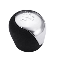 Pommeau de levier de vitesse à 5 vitesses en cuir PU pour Hyundai Elantra I30 / Kia Forte Soul 09-16