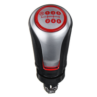 Pommeau de levier de vitesse 5/6 en cuir PU pour VW Golf MK5 MK6 MK7 Jetta EOS Scirocco