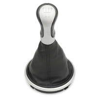 Pommeau de levier de vitesse de voiture 5 vitesses bâton guêtre botte de ruban pour Skoda pour Fabia MK2 Roomster
