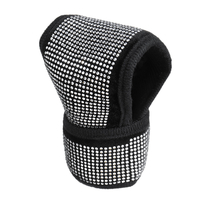 Pommeau de levier de vitesse de voiture bâton couverture Bling cristal strass PU cuir universel