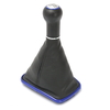 Pommeau de levier de vitesse en cuir PU à levier de vitesse à 5 vitesses pour VW Golf 4 IV MK4 Jetta 1997-2004