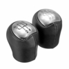 Pommeau de levier de vitesse en cuir PU 5 vitesses pour Renault Megane Clio II Twingo Kangoo
