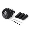 Pommeau de levier de vitesses 5 vitesses avec manchon adaptateur levier noir pour Ford Focus Mondeo Fiesta