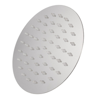 Pomme de douche ronde en acier inoxydable,  cascade de pluie ultra-mince,  pomme de douche,  douche de pluie