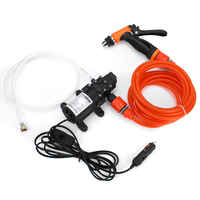 Pompe à eau auto-amorçante à membrane haute pression 12V 200PSI 10L / min 120W pistolets à eau de lavage de voiture